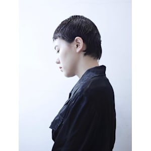 くびれヘアアプリコットオレンジ夏ハイライトカラー黒髪ショート - KOKO 本八幡【ココ モトヤワタ】掲載中