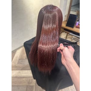 ピンク強めブラウン！