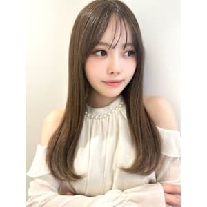 山村/ワンカールパーマ/セミロング/ストカール/縮毛矯正銀座