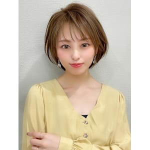 30代40代に人気の大人かわいい前髪ありのくびれショート - AFLOAT/L 錦糸町【アフロートエル】【アフロートエル キンシチョウ】掲載中