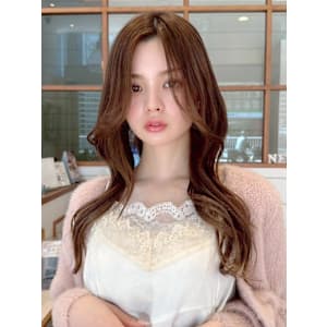 渋谷/デジタルパーマ/フェザーパーマ/ホワイトグレー