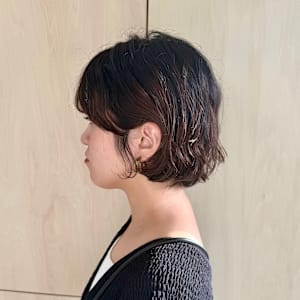 外国人風ボブ「ニュアンスパーマ」簡単スタイリング