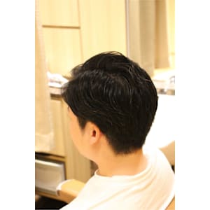 ウェーブパーマ×ツーブロ