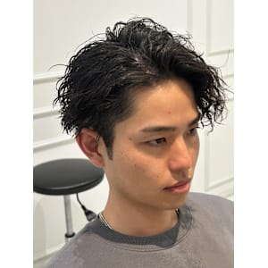 ツイスパアップバングスタイル