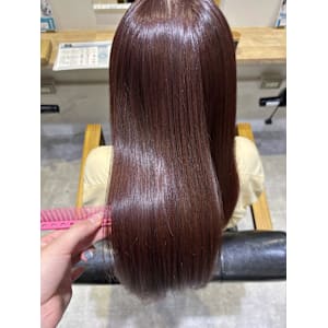 小辻　髪質改善☆艶髪　チェリーレッド×イルミナ