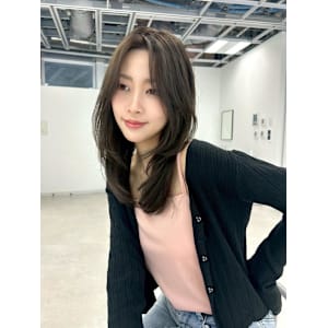 【透明感♪韓国風エギョモリ】シースルーバング大人可愛い小顔