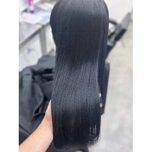 ブルーブラック/暗髪/髪質改善