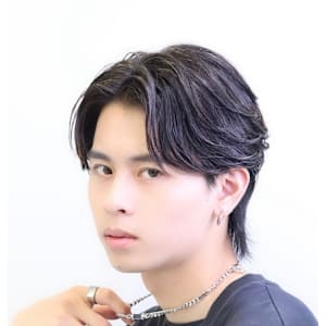 毛流れセンターパート