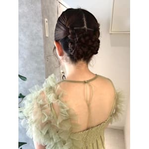 [nanaka]カチモリヘア/お呼ばれヘア/タイトスタイル