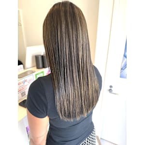 大人気ハイライト×ベージュ