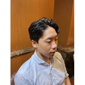 銀座　理容室　ナチュラルパーマ