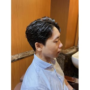 銀座　理容室　ナチュラルパーマ