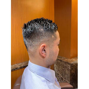 銀座　理容室　フェード