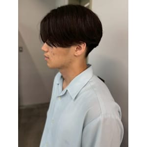 マッシュ マッシュショート センターパート 韓国ヘア 爽やか