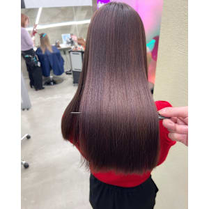 リンゴ幹トリートメント/暖色カラー/ストレート