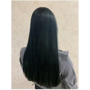 ◆リンゴ幹トリートメント/ブルーブラック/ストレート/美髪