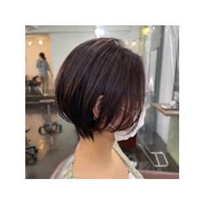 ◆大人ショート/前下がりボブ/ナチュラル/ミニボブ/30代/
