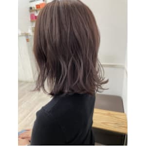 ◆ラベンダーベージュ/ミディアム/艶カラー/TOKIO