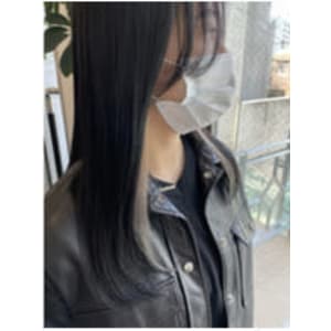 ◆イヤリングカラー/ホワイトベージュ/ストレート/TOKIO