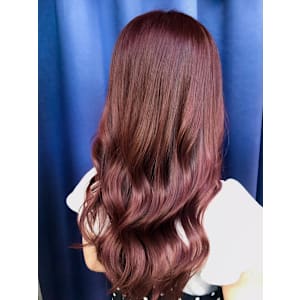 ◆大人カール/小顔カット/艶カラー/ピンクカラー