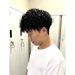 【平山明樹】縦落ちスパイラルパーマ