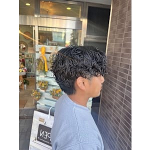 メンズツイストスパイラルパーマ