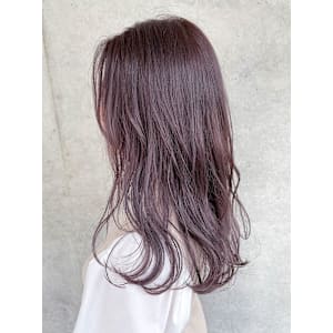 ★〈long〉柔らかい発色◯ピンクラベンダー/ヘッドスパ/