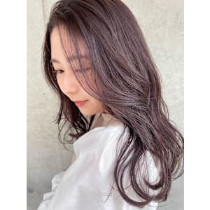 セミロング/ピンクベージュ/くびれヘア/天神大名/髪質改善/