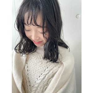 〈 medium〉ゆるめミックス○透けグレージュ/天神大名