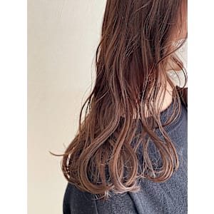 ★【暖色カラー】オレンジベージュ.オレンジブラウン/髪質改善