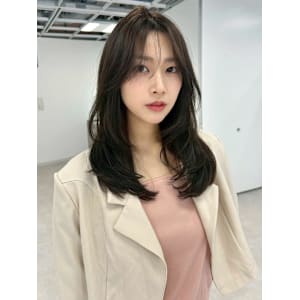 フェイスレイヤー/シースルーバング/流れる顔まわり