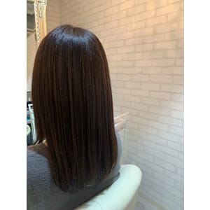 切りっぱなしスタイル 