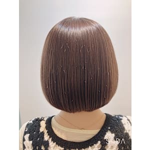 【+ONE自由が丘】アッシュベージュ×ボブ