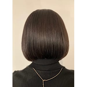 【+ONE自由が丘】ミニボブ×チョコブラウン