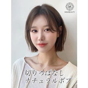 切りっぱなしナチュラルボブ☆銀座