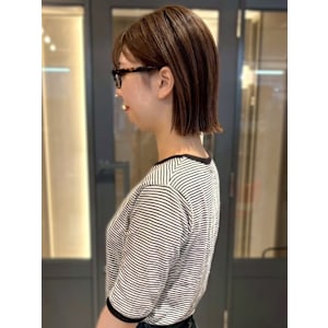 切りっぱなしボブ 髪質改善 ミニボブ アッシュ 20代 