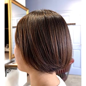 ショートボブ×ベージュカラー - Lourdes hair design【ルルドヘアーデザイン】掲載中
