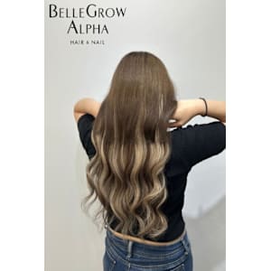 カラー＋エクステ - BELLE GROW ALPHA HAIR&NAIL【ベルグローアルファヘアアンドネイル】掲載中