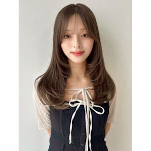 20代30代40代ヘア/ハイレイヤーカット/シナモンベージュ