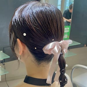 ヘアセット/ヘアアレンジ/結婚式参列/カチモリヘア