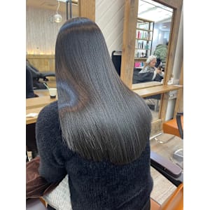 美髪ダメージレス縮毛矯正酸性ストレート韓国似合わせ