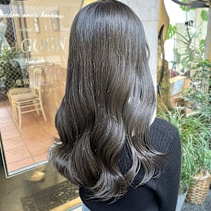 【YAGI】ブリーチなしダブルカラーで作るオリーブグレージュ