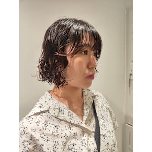 ボブパーマ/ニュアンスパーマ/くるくるパーマ