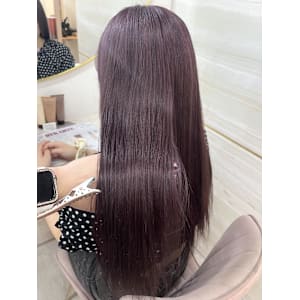 《高橋亜美》ラベンダーカラー/ブリーチ/大宮