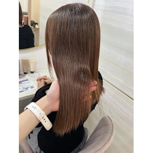 《高橋亜美》オレンジブラウン/艶カラー/大宮