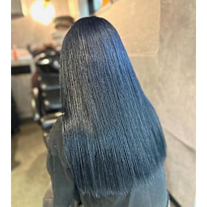 《Hina》ブルーグレー/ブリーチカラー