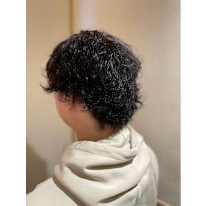 銀座八×ロッドパーマ×無造作