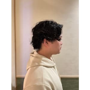 銀座八×ロッドパーマ×無造作