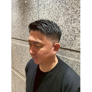 銀座　理容室　イケオジフェード