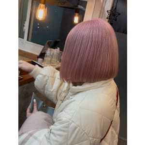 BLUE&Co. 八尾美容室×スタイル - BLUE&Co. 八尾美容室/ブリーチ/カラー/ハイトーン【ブルー】【ブルーアンドカンパニー】掲載中